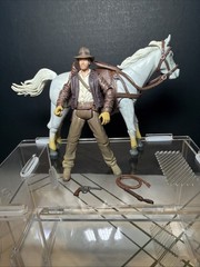 Indiana Jones 2008 Hasbro Raiders of the Lost Ark Indy figure w/ horse Loose