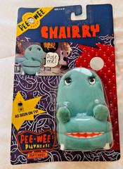 CHAIRRY Figure 1988 Pee-wee Herman Pee-Wee’s Playhouse MATCHBOX New in Box!