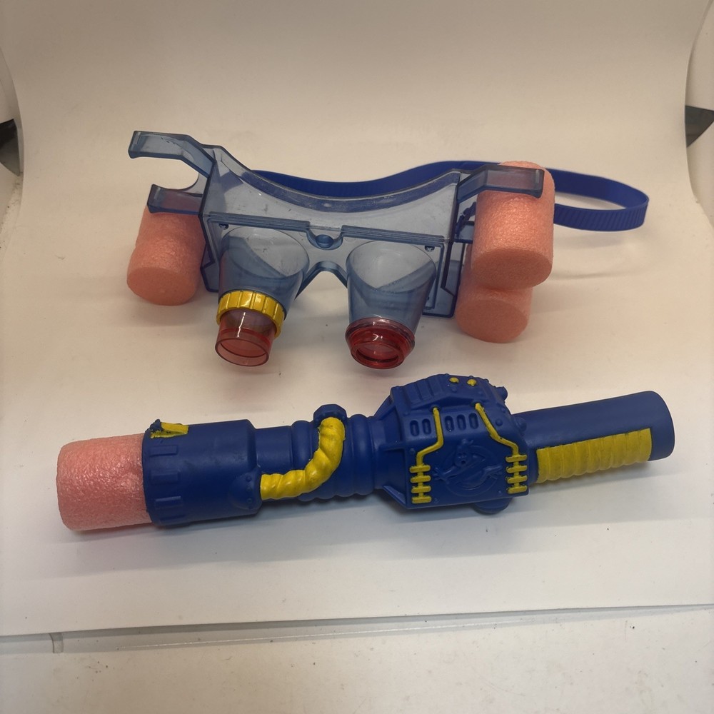 Vintage 1989 Kenner Ghostbusters Ecto-Goggles & Ecto-Popper 100% Complete RARE