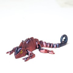 8.3inch 3D Printed Lizard Model,Articulated Animals Figure,Fidget Toy Home Decor