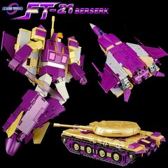 New FansToys FT-21 Berserk Blitzwing Triple Changers Action Figure Toy In Stock