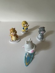 Zhu Zhu Pets Hamster Quest For Zhu Movie PVC Figure Figurine Toy Set 2011 Cepia
