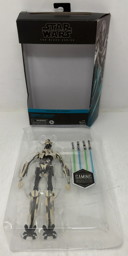 Star Wars The Black Series Gaming Greats General Grievous 6″ Action Figure CIB!