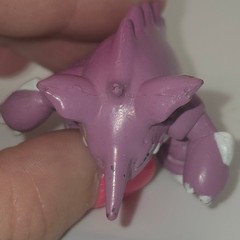 1999 Tomy Pokemon Monster Collection Nidoking PVC Figure Japan Vintage 2 Inch
