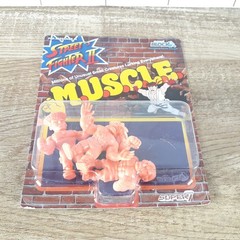 Super 7 Street Fighter II VM.U.S.C.L.E. Men Mini Figure Set Muscle Nerd Block