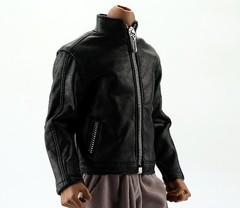 1/6 Short Coat Casual Leather Jacket Fit 12” Action Figure