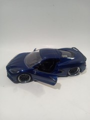 Jada Toys Bigtime Muscle 1:24 2020 Chevy Corvette Stingray Blue Die-cast Car New