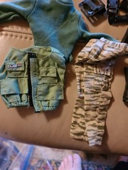 Vintage GI JOE Accessories Lot Boots, Jungle, Goggle, Knives, Guns, Etc