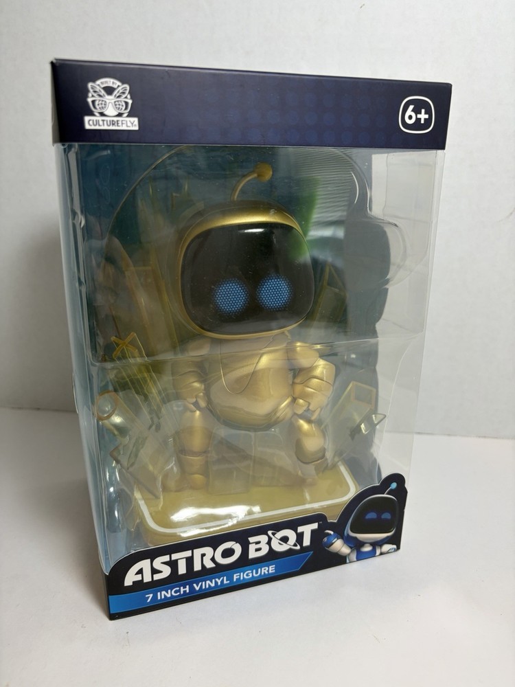 Astro Bot Gold Vinyl Figure 7-Inch by CultureFly – Limited Edition – New Sealed