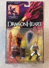 Dragonheart KING EINON Action Figure Mint on Excellent Card! 1995 Kenner