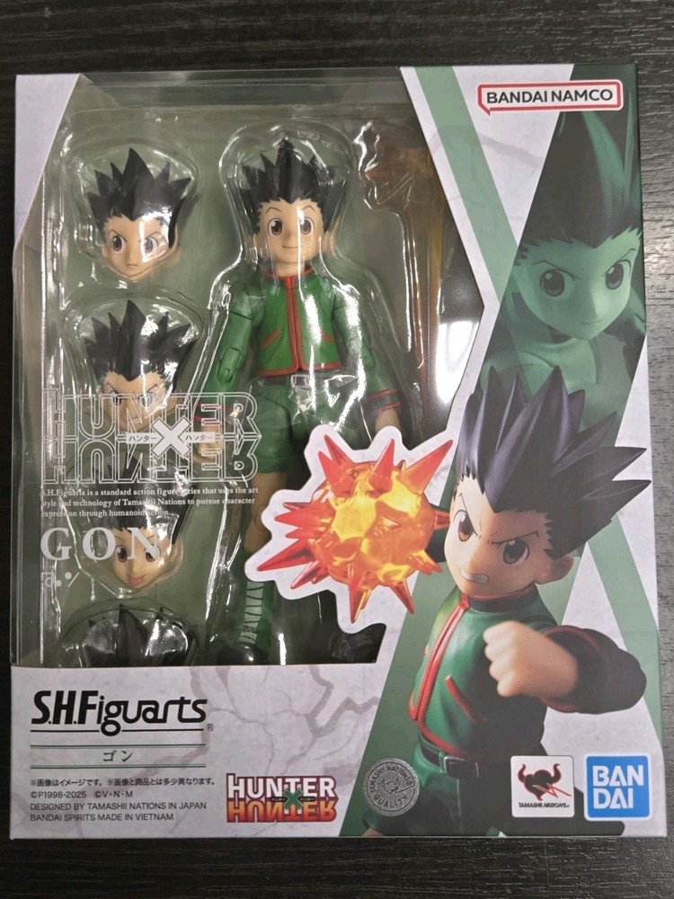 Bandai S.H.Figuarts Hunter x Hunter Gon Freecss Action Figure In Stock USA