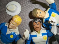 Galoob Of The Galaxy Rangers 1986 NEAR COMPLETE LOT OF 3 GOOSE ZACHARY FOX