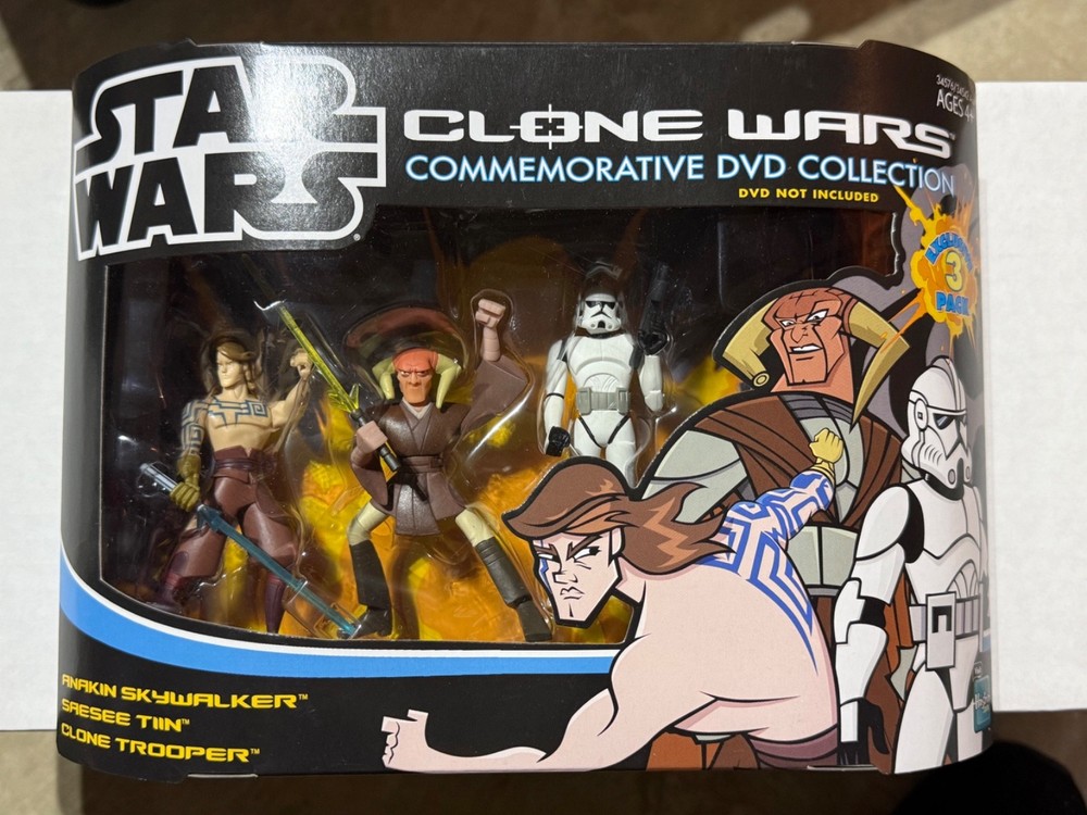 Star Wars Clone Wars Cartoon Network Commemorative DVD Collection Hasbro