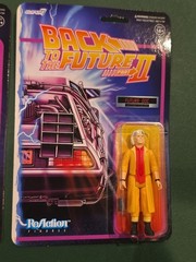 Back To The Future 2 Marty Mcfly + Doc Brown, Super7 ReAction 3.75″ Figures BTTF