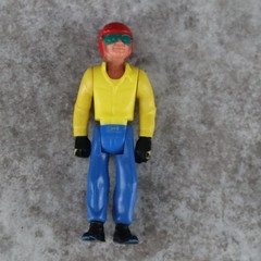VTG Adventure People Fisher Price action figure toy 1976 stuntman motorcycle