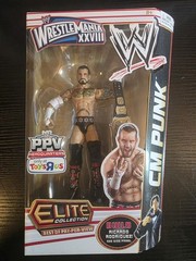 WWE Wrestlemania XXVIII Elite Collection CM Punk 2012 Toys R Us Exclusive NEW