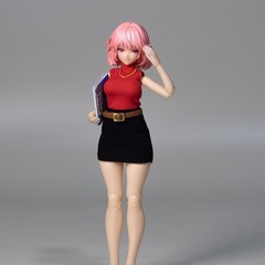 1/12 Sleeveless Top & Short Skirt Model Fit 6” Female Girl Figure Body