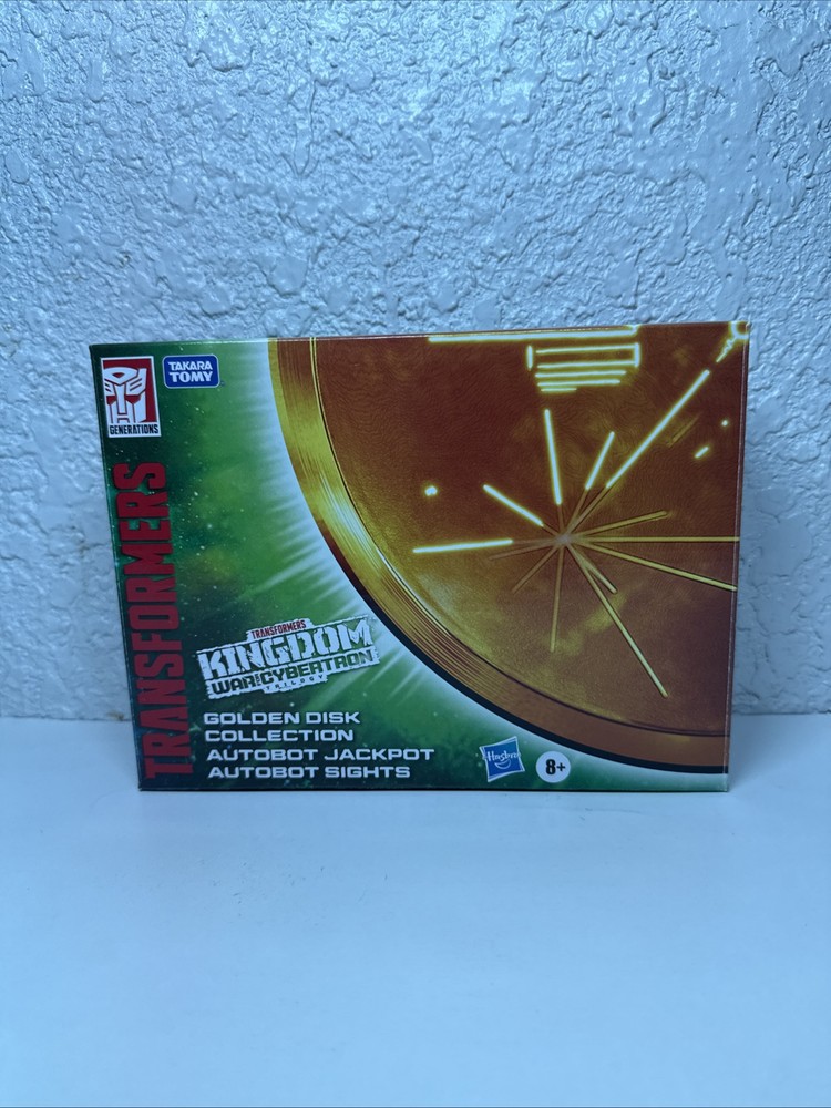 Transformers Autobot JACKPOT with SIGHTS Golden Disk Collection WFC Kingdom