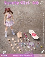 Crazy Figure 1:12 Sport Girl YOYO Action Figure LT005 IN USA