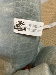 Jurassic World 30” Blue Velociraptor Huge Plush Stuffed Animal Universal Toy