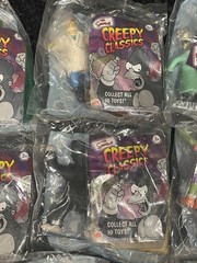 2002 The Simpsons Creepy Classics Burger King Kids Meal Set of 8 New Sealed