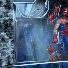 New Marvel Legends Magic The Gathering Battle- Damaged Spider-Man Missing Card