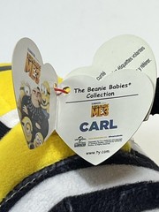 Ty Beanie Babies Minions Plush Lot Despicable Me 3 Prisoner Carl Tourist Dave