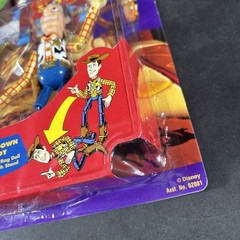 KNOCK-DOWN WOODY THINKWAY TOYS ACTION FIGURE NEW DISNEY PIXAR VINTAGE