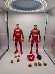 WWE Elite Jimmy and Jey Uso Series 106 Wrestling Action Figure: Bloodline Gear