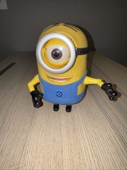 Thinkway Despicable Me Minion Stuart Deluxe Talking 8″ Figure Moving Eye TESTED