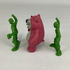 Disney Toy Story Lotso Huggin’ Bear Cane Green Army Men Soldiers Figures Bundle