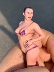 Painted 1/16 1/18 1/12 Cheerleader Statue Dispaly For Cars Vehicles Toys