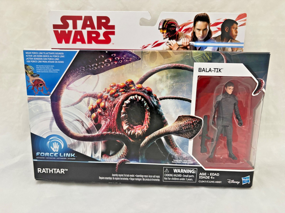 Star Wars: Force Link – Rathtar & Bala-Tik – Action Figure – Set – Sealed – NEW
