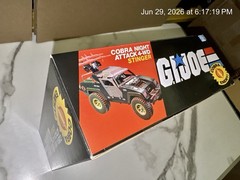 GI Joe Retro Collection – Cobra Night Attack 4-WD Stinger with Cobra Officer
