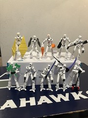 Articulated Robot Action Figure With Stand
