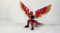 Metal Cardbot W: Ignix – Premium Transforming Fire-Phoenix Mecha Guardian K-toy