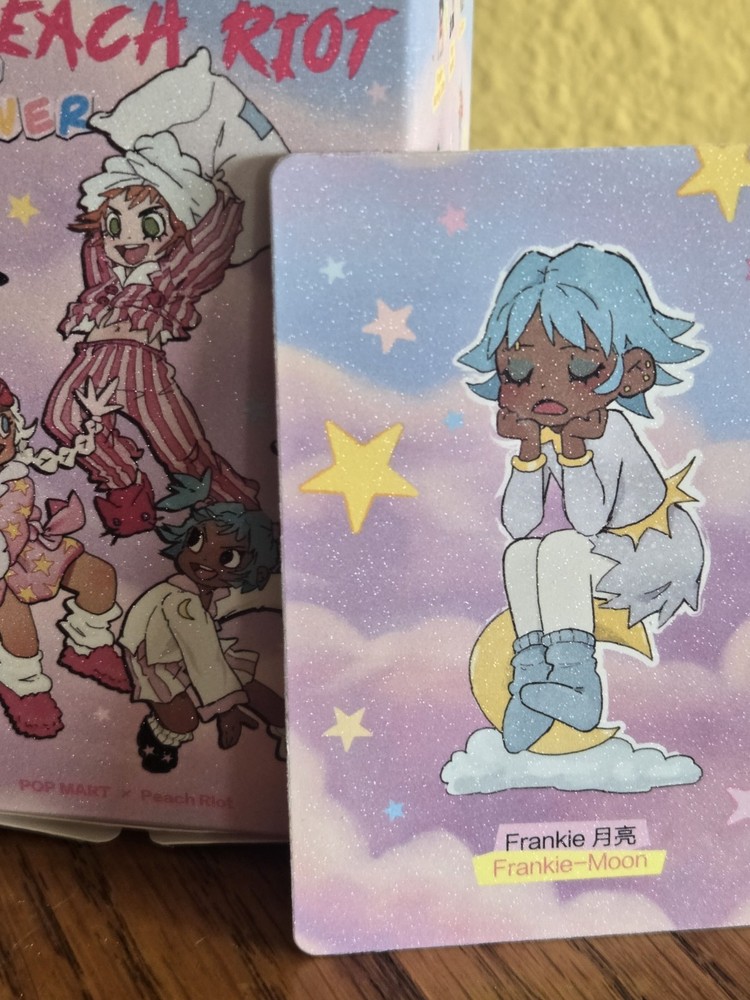 POP MART x Lil Peach Riot Sleepover Series Frankie-Moon Confirmed Figure