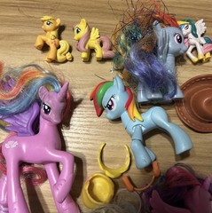 Large Mix Lot My Little Pony 42 Pcs + Accessories