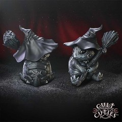 Nemesis Now Shellial Cult Cutie Turtle Figurine, Resin, Black, Cast in the Fines