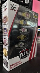 Mattel WWE Ringside Collectibles Exclusive Championship Belt Collectors Pack