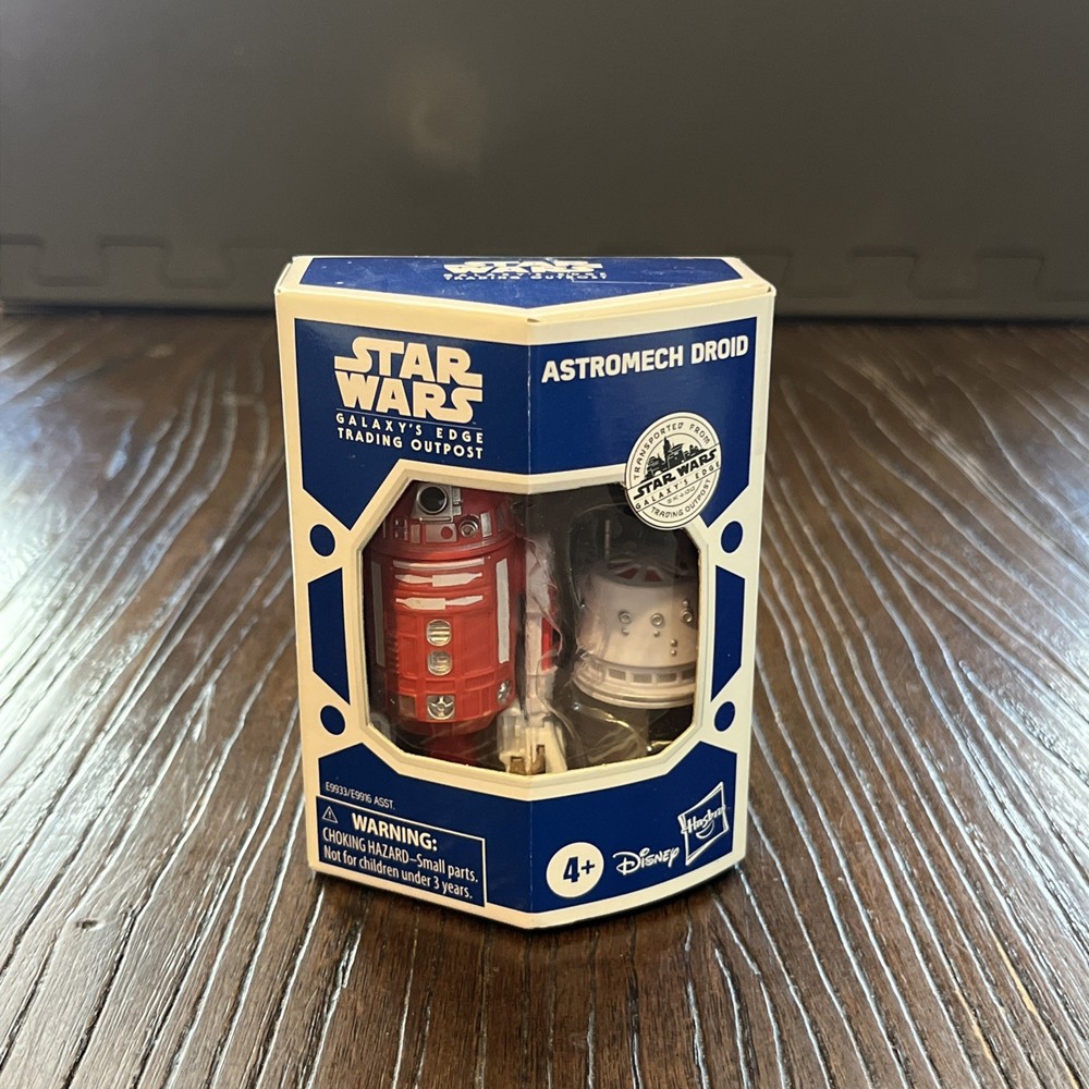 Star Wars Galaxys Edge Red Astromech Droid Trading Outpost R2 Figure Set NEW