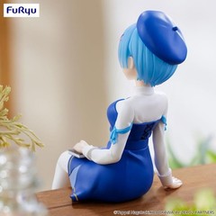FuRyu Re:Zero Rem & Ram Book Girl Noodle Stopper Figure Set US SELLER