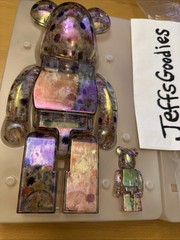 Medicom BE@RBRICK x Anever clear 400% and 100% set Bearbrick