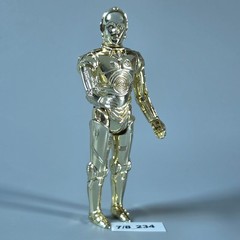 C-3PO Vintage Kenner Star Wars: IV A New Hope Figure Loose 1977 HK Bright Gold