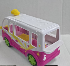 Shopkins GLITZI Ice Cream Truck Food Fair Moose Toys 56112 some accessories