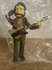 NECA John Entwistle (The Who) The Simpsons 5” Figure PVC Toy New Sealed