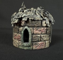 Todd McFarlane Production Toys Ruined Stone Hut Tabletop Fantasy Terrain 2005