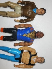 1983 Lot Of 3 The A-Team Murdoch, BJ (Mr. T) , Hannibal Smith 6 Inch Figures