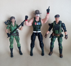 Custom G.I. Joe 6″ loose Classified Sgt. Slaughter 1986 mail-away deco wrestler