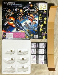 TRANSFORMERS G1 DECEPTICON CONSTRUCTICONS DEVASTATOR GIFTSET BOX, FOAM, & MANUAL